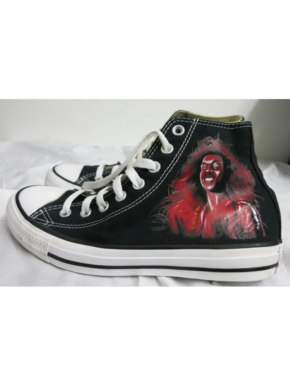 Sho'nuff The Master Custom Converse All Star The Last Dragon Men's Size 7 Shoes